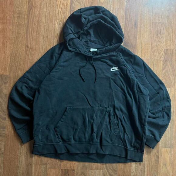 Black Nike Mini Logo Hoodie - Picture 7 of 8